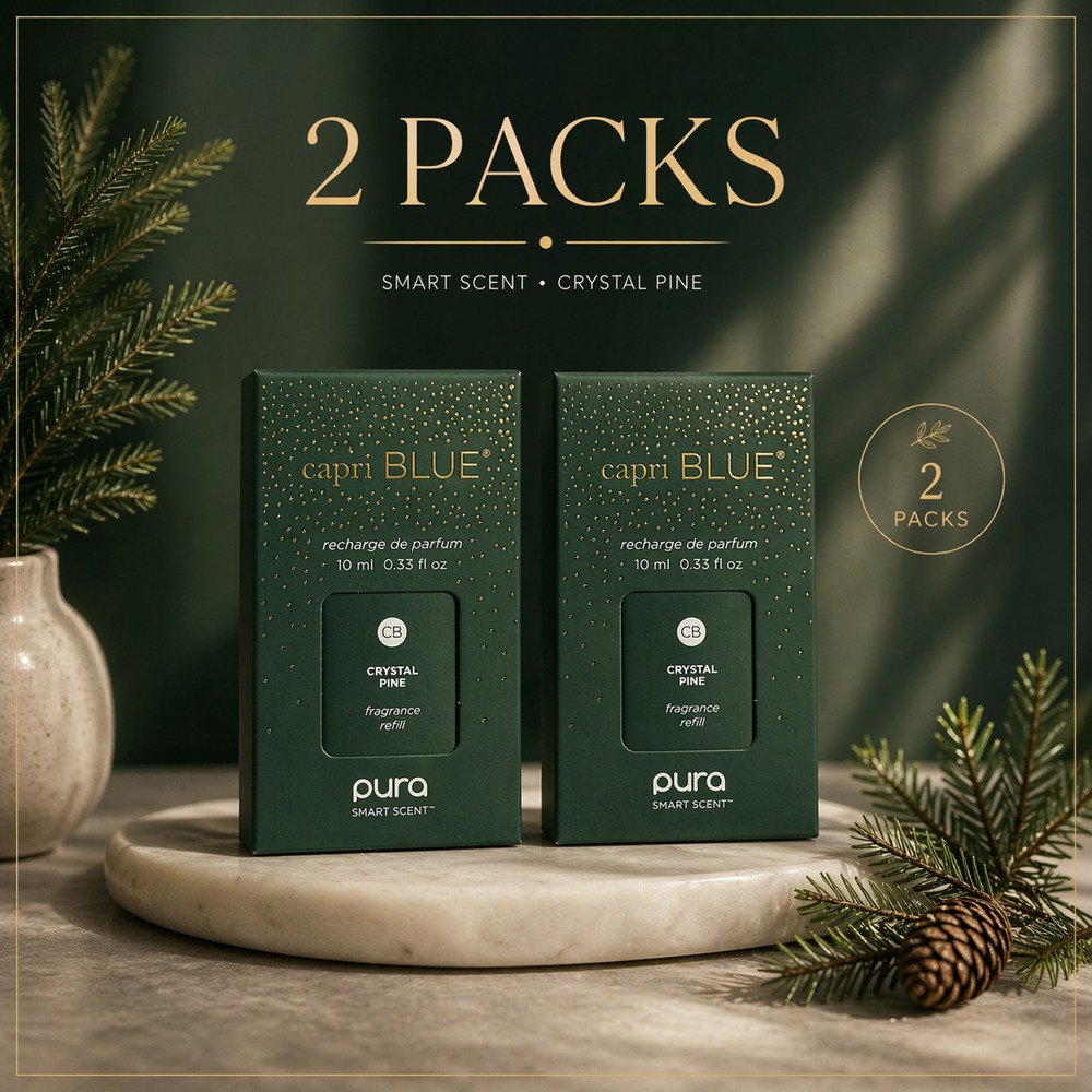 Pura Smart Scent Crystal Pine Fragrance Refill 2 Pack 10ml New Sealed